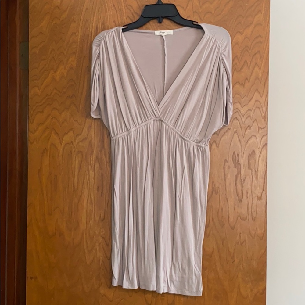 Forever 21 tan short sleeve dress